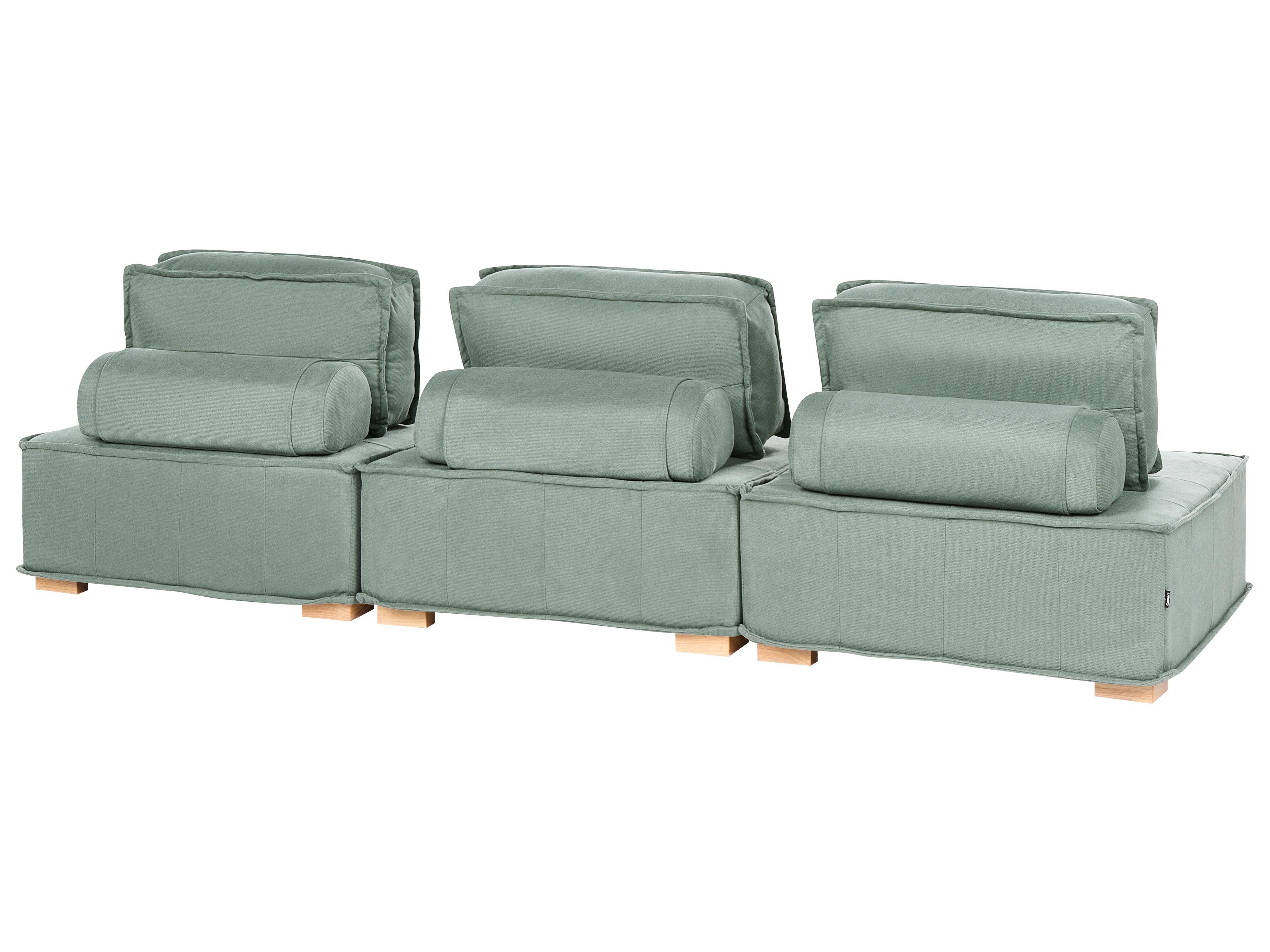Modulaire bank 3-zits TIBRO Stof Lichtgroen