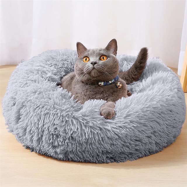 Hundeseng Kattesengspude Hund Kat Sofa 80cm (lysegrå)
