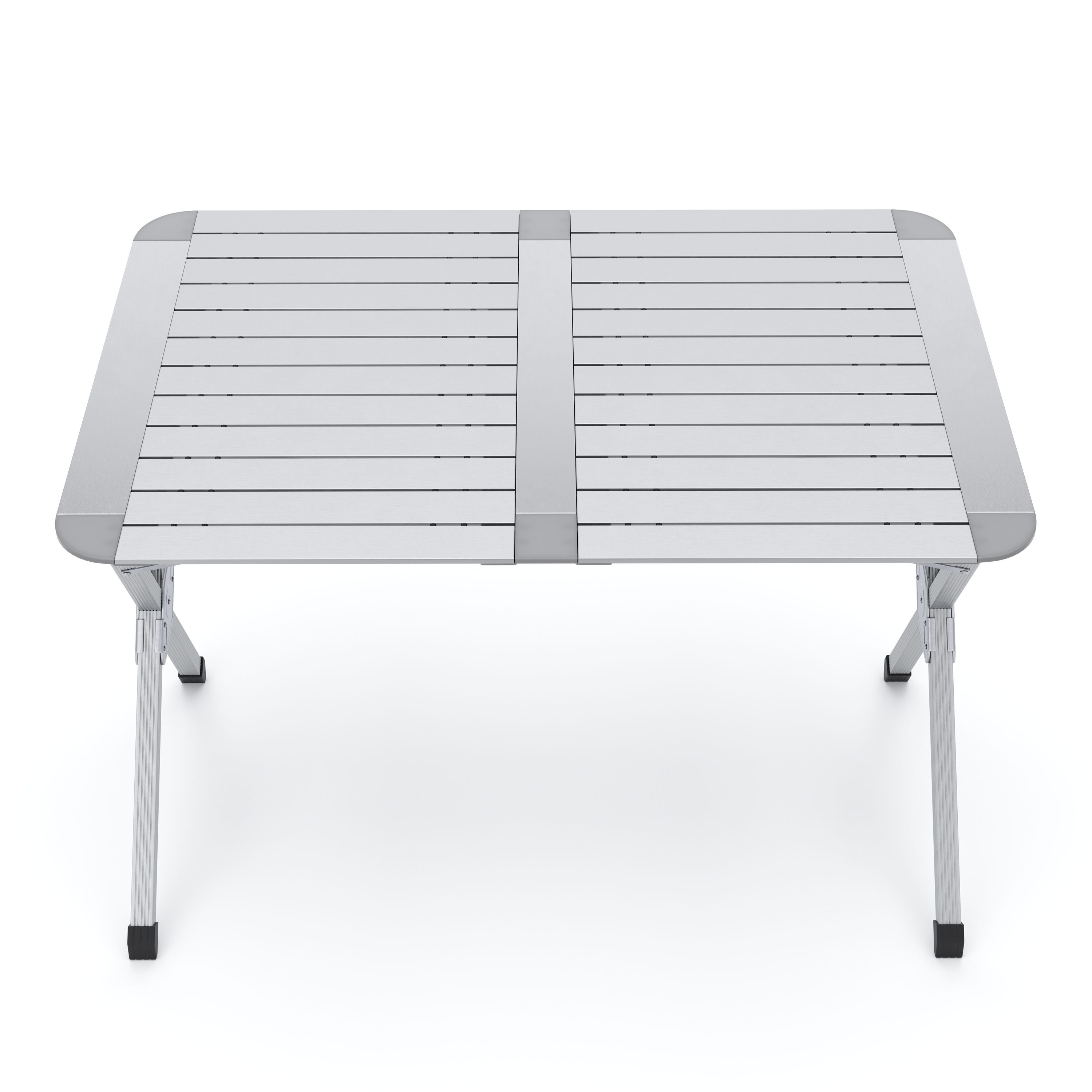 Campingtisch klappbar 106 x 70 cm silber