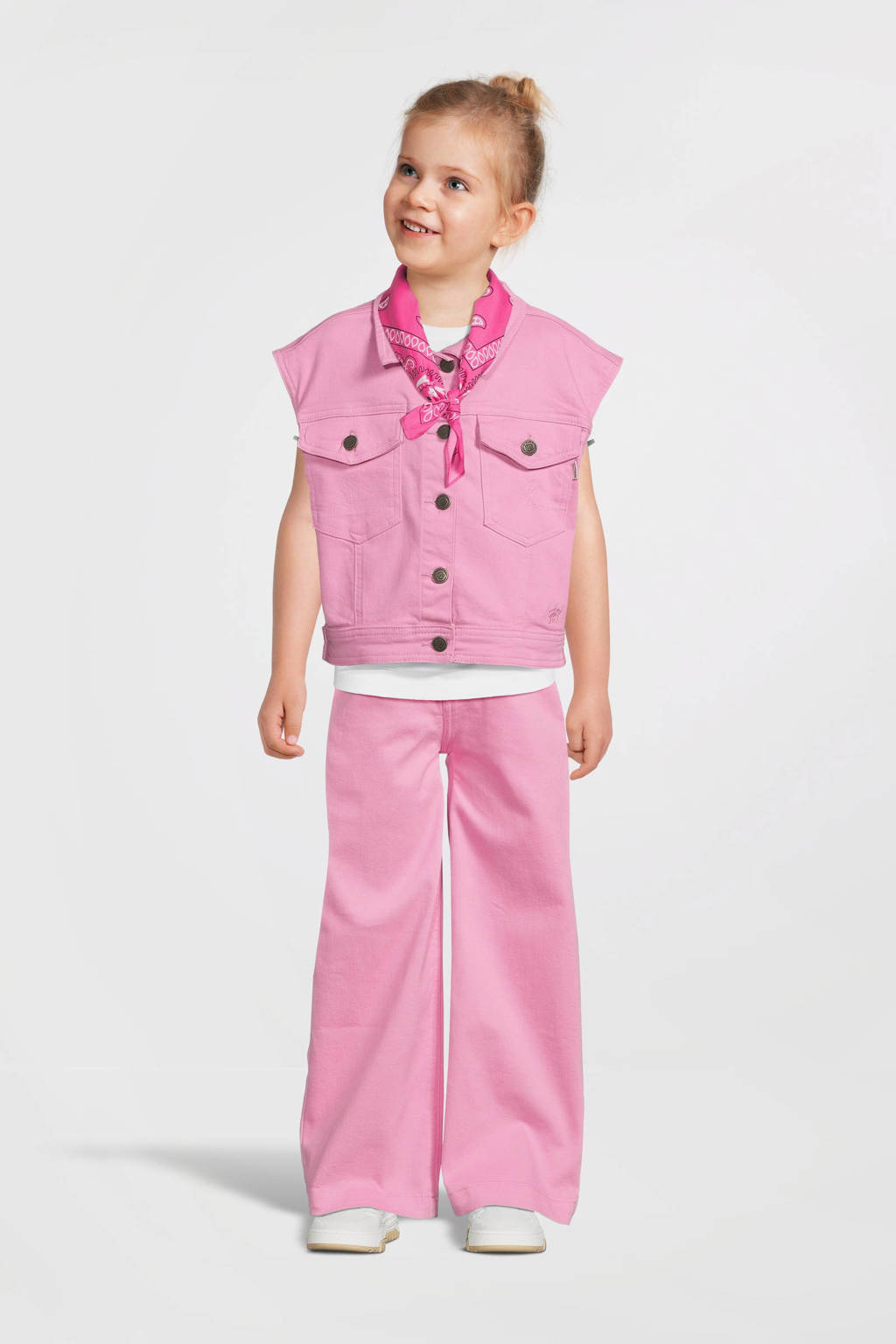 Me & My Monkey gilet Madelon prism pink