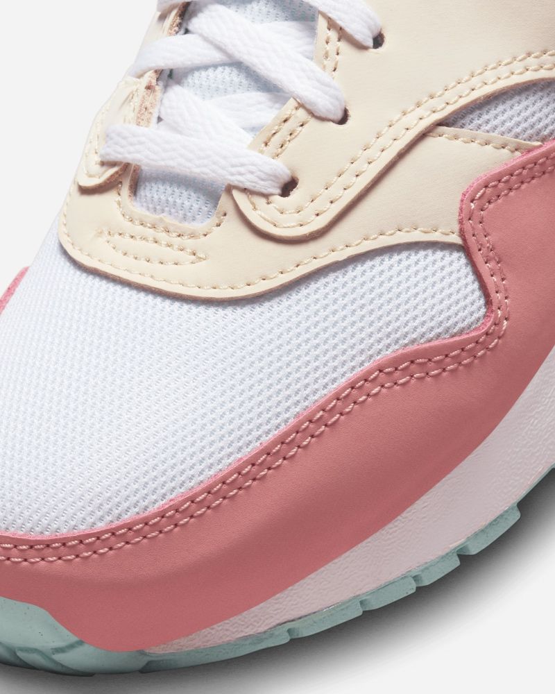 Chaussures Nike Air Max 1 Blanc & Rose pour enfant