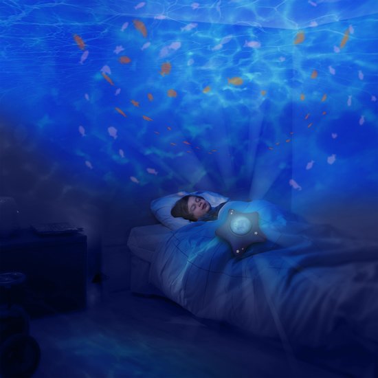 Projecteur Calm Ocean   Aqua        de               Pabobo