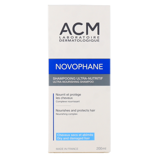 Shampooing ultra-nutritif ACM Novophane - Cheveux secs et abîmés