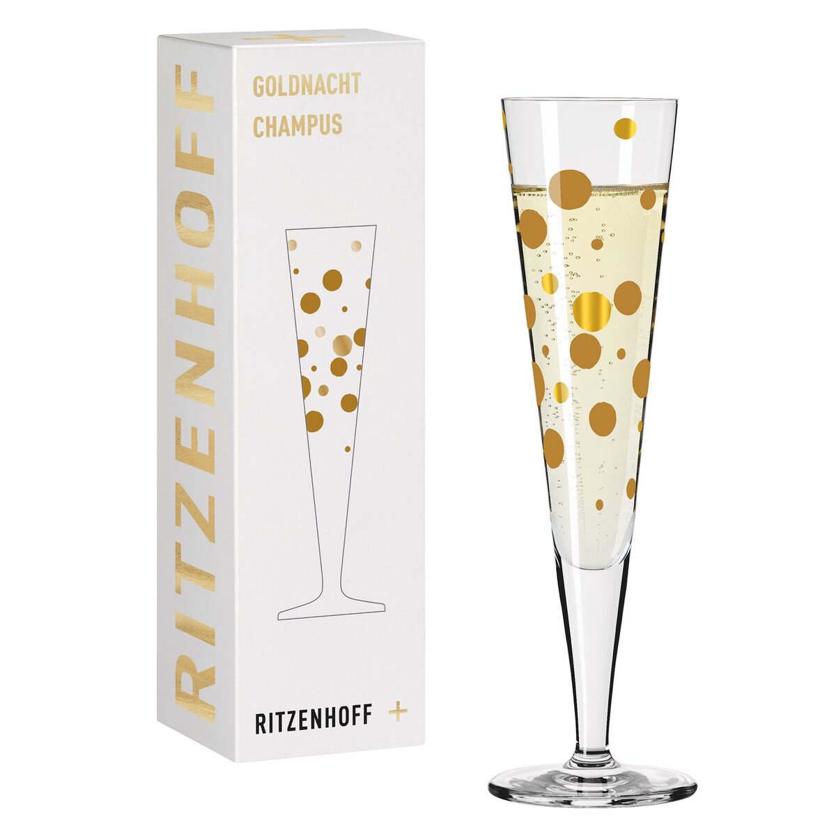 Goldnacht No.41 champagneglass, 1 stk
