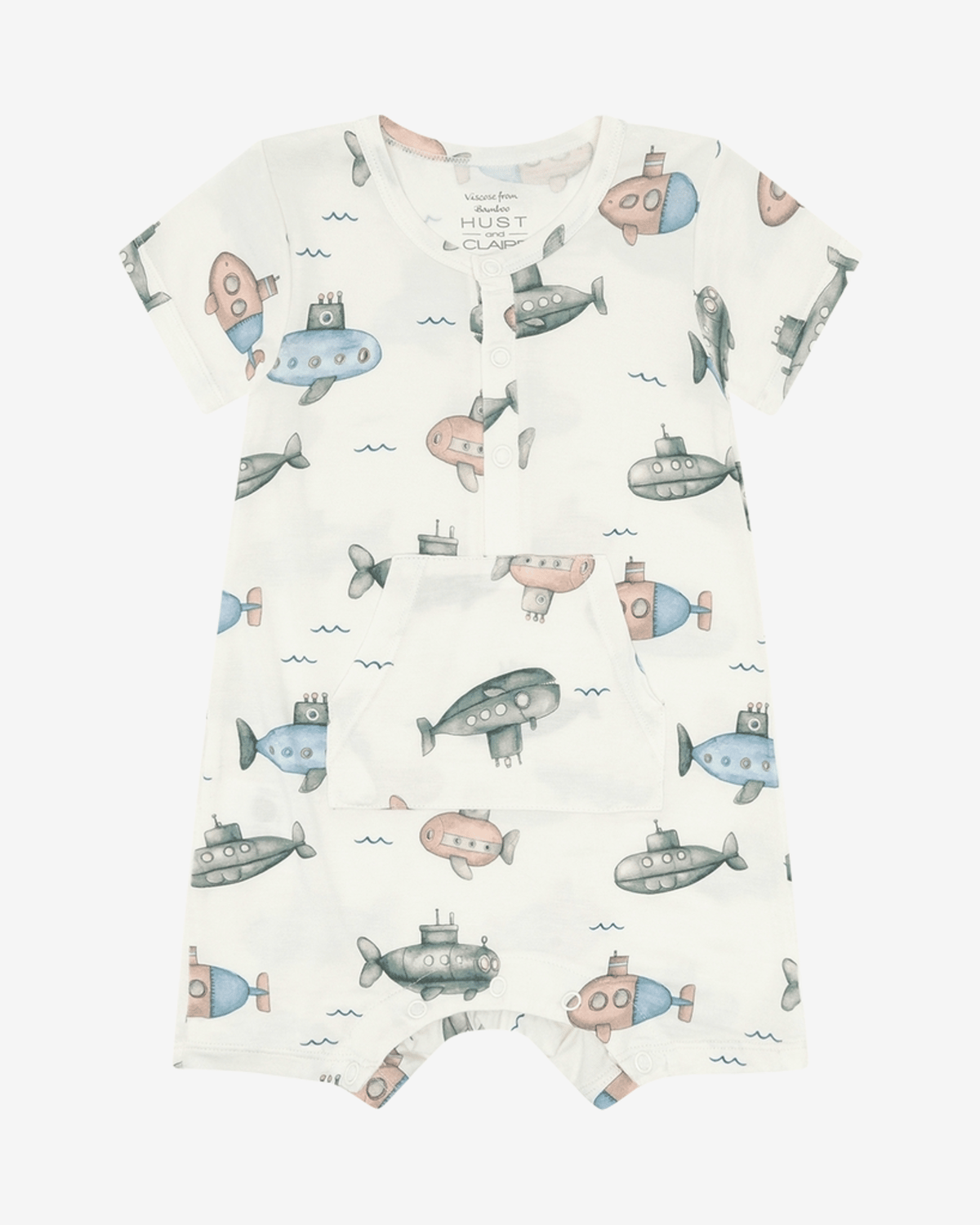 Romper Baby – 95% Bambusviskose, 5% Elastane | HCMilu Submarine