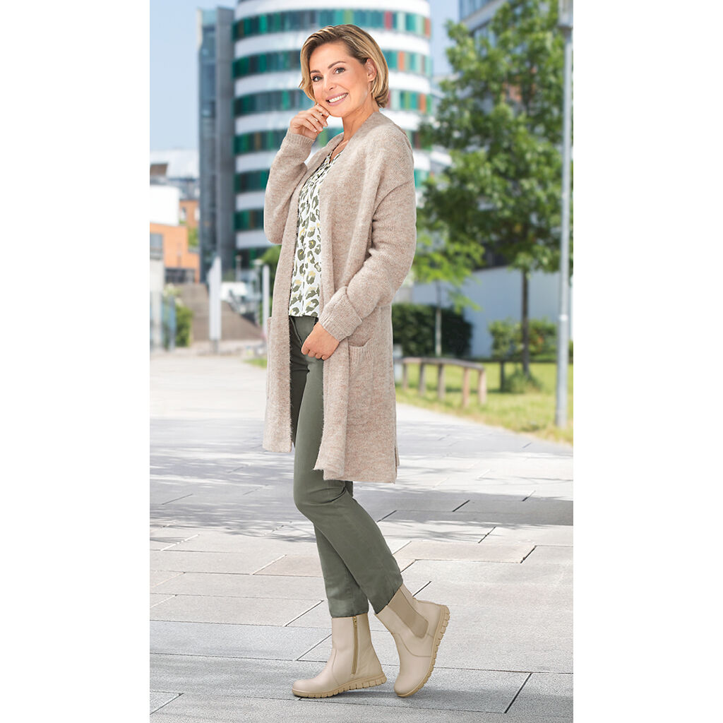 DAMEN - Stiefelette ANNA creme