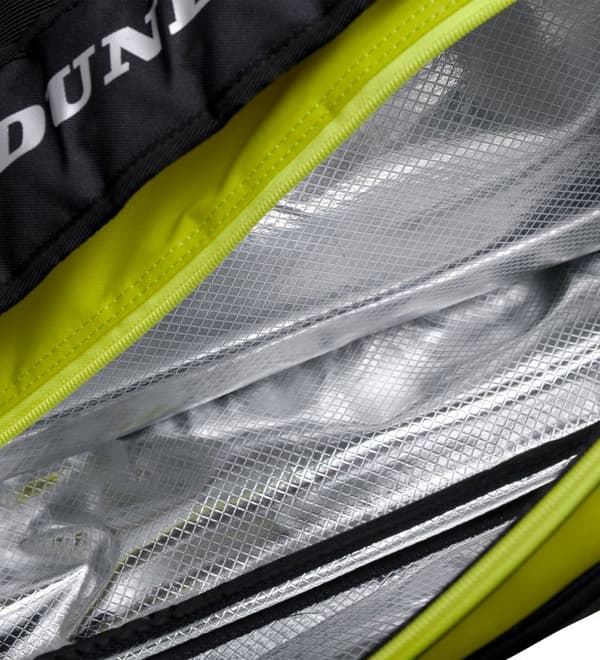 Tennis Bag DUNLOP SX PERFORMANCE Thermo 8 60L black/yellow