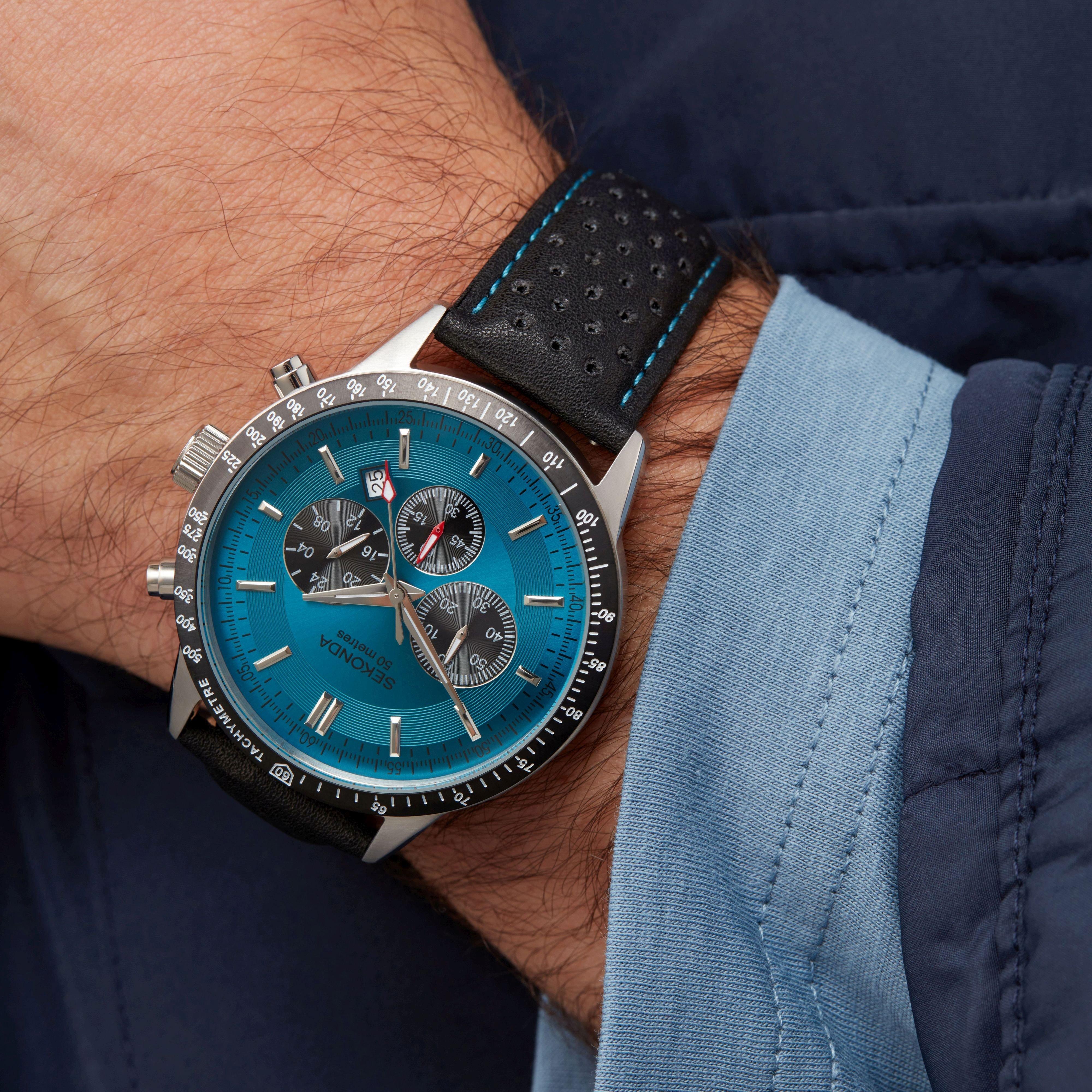 Sekonda Velocity Stainless Steel Classic Analogue Quartz Watch