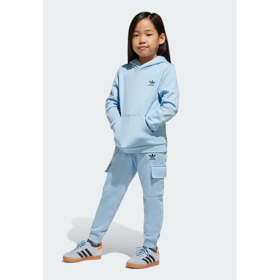 Adidas Original Ensemble à capuche 1/2 zip cargo enfants