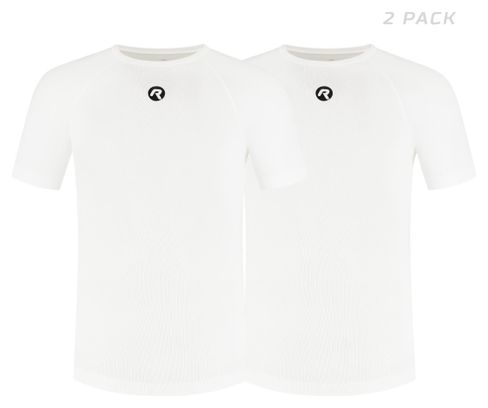Sous-Maillot Manches Courtes Rogelli Core II Blanc Unisexe