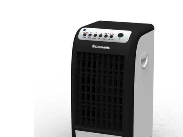 AIRCONDITIONER RAVANSON KR-2011 SVART HVIT 75W Timer 444m3/t 3pr. luft