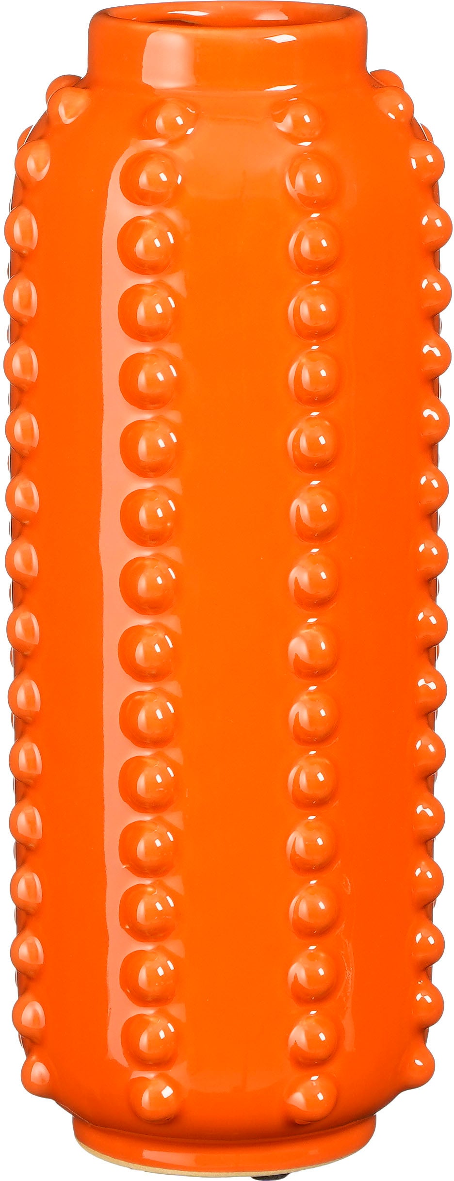 Mica Decorations vaas Boaz oranje D 11 H 30 cm