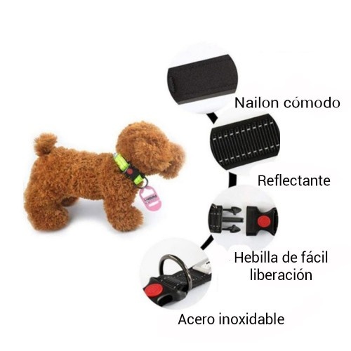 Coleira para cães MyPetCare, amarela