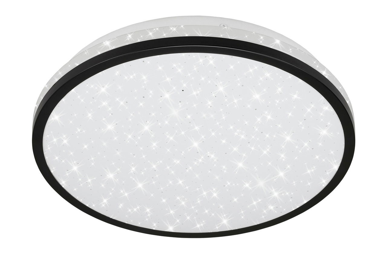 Briloner LED Bad-Deckenleuchte ACORUS BLACK
