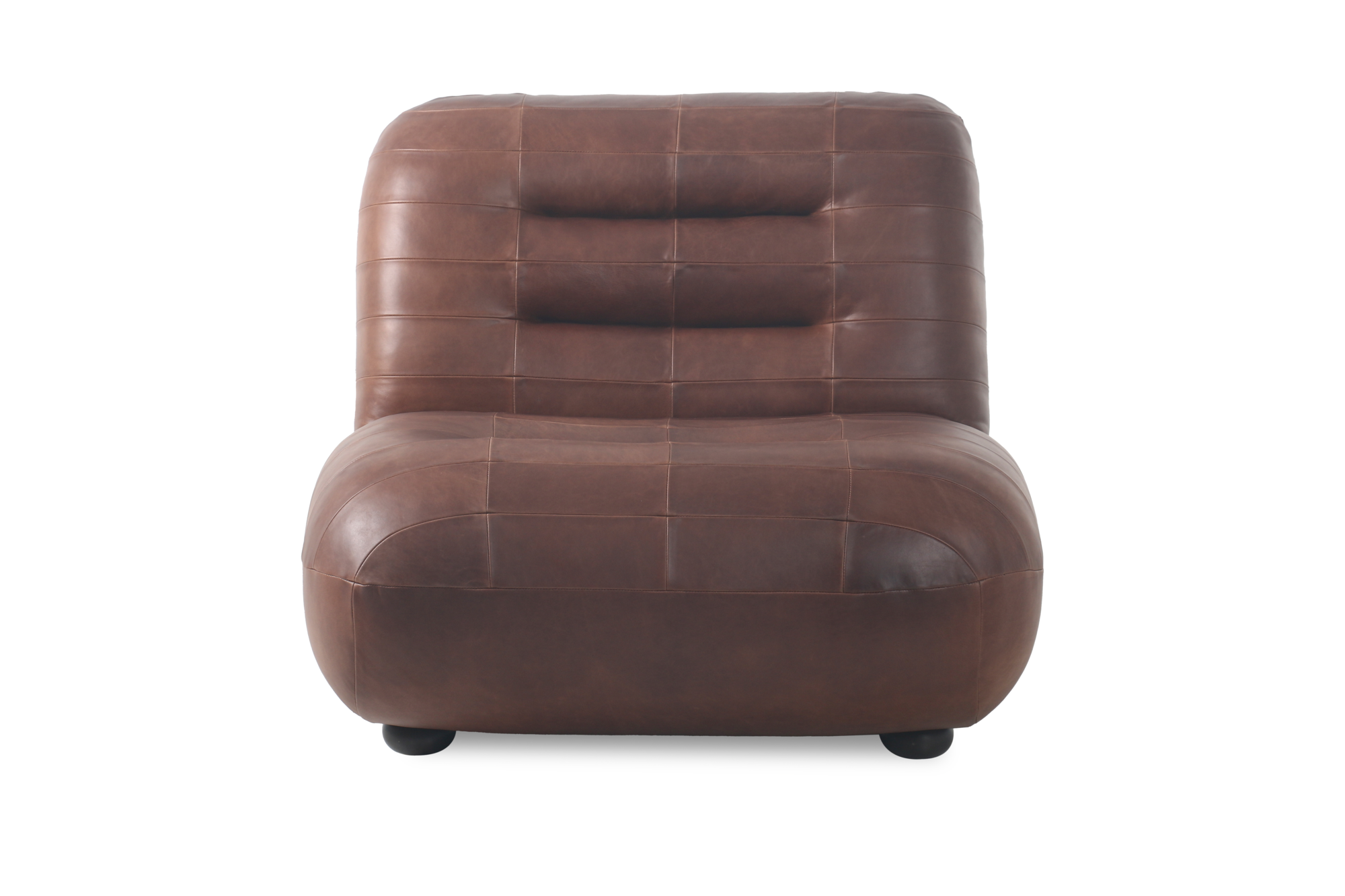 Lounge Chair Wyatt Wax Leather Chocolate