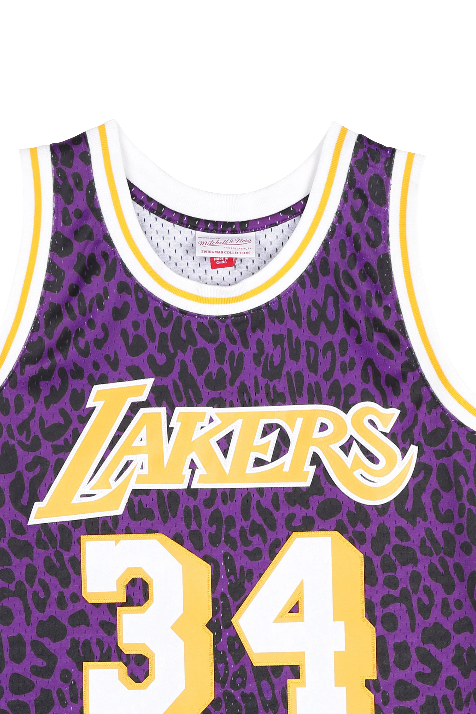MITCHELL & NESS SHAQUILLE O'NEAL SWINGMAN JERSEY - LAKERS 1996- 97 Violet