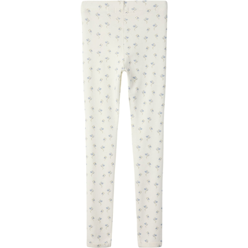 Køb Lil'Atelier Coconut Milk Bell Flower Nmfgayo Sag Slim Leggings Lil