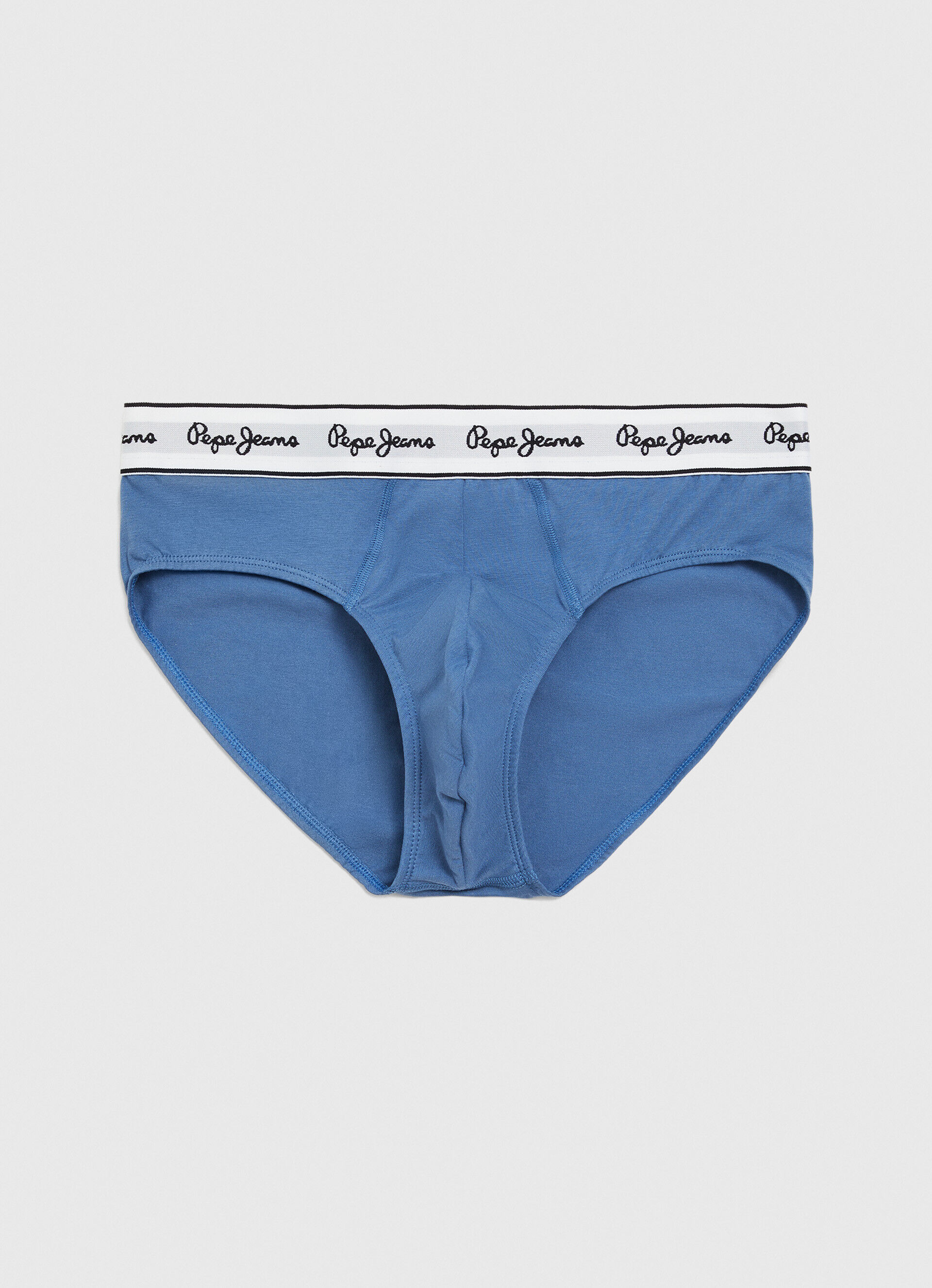 Pacote com 3 Slips Sólidos BF - azul ozzy