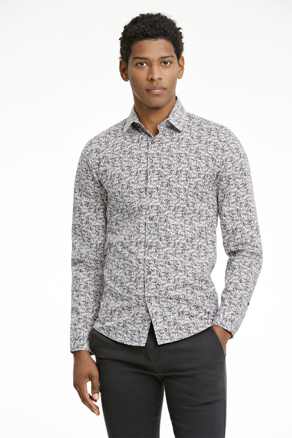 Lindbergh AOP floral shirt L/S Sand