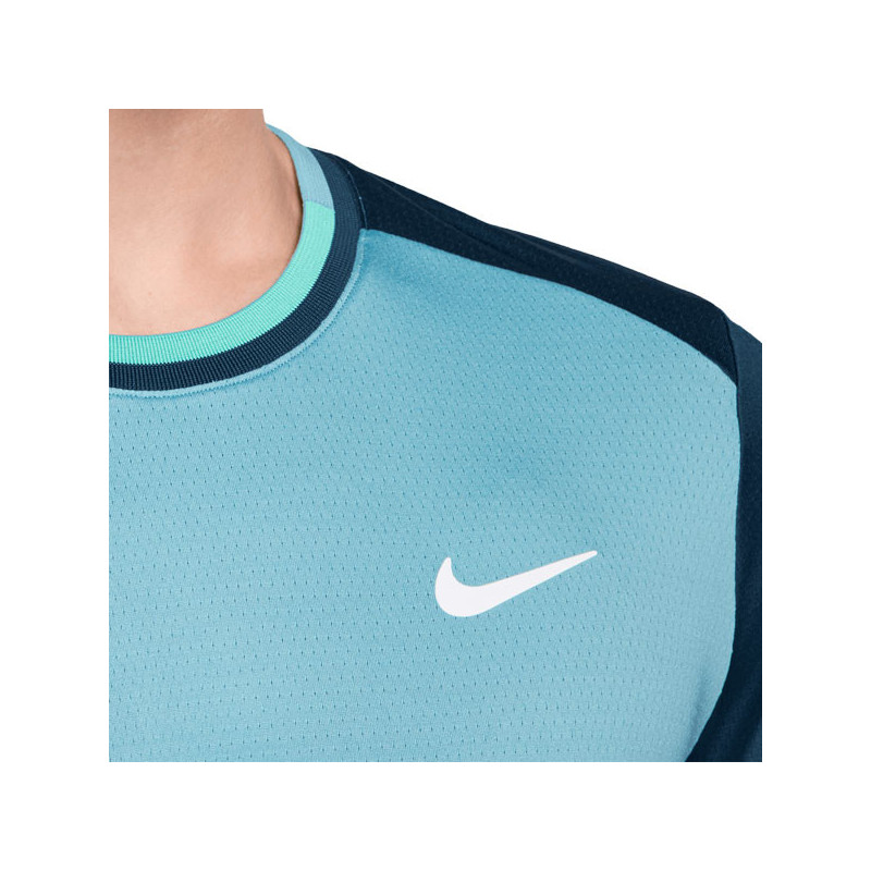 Tee-shirt tennis Nike Advantage noir ou bleu