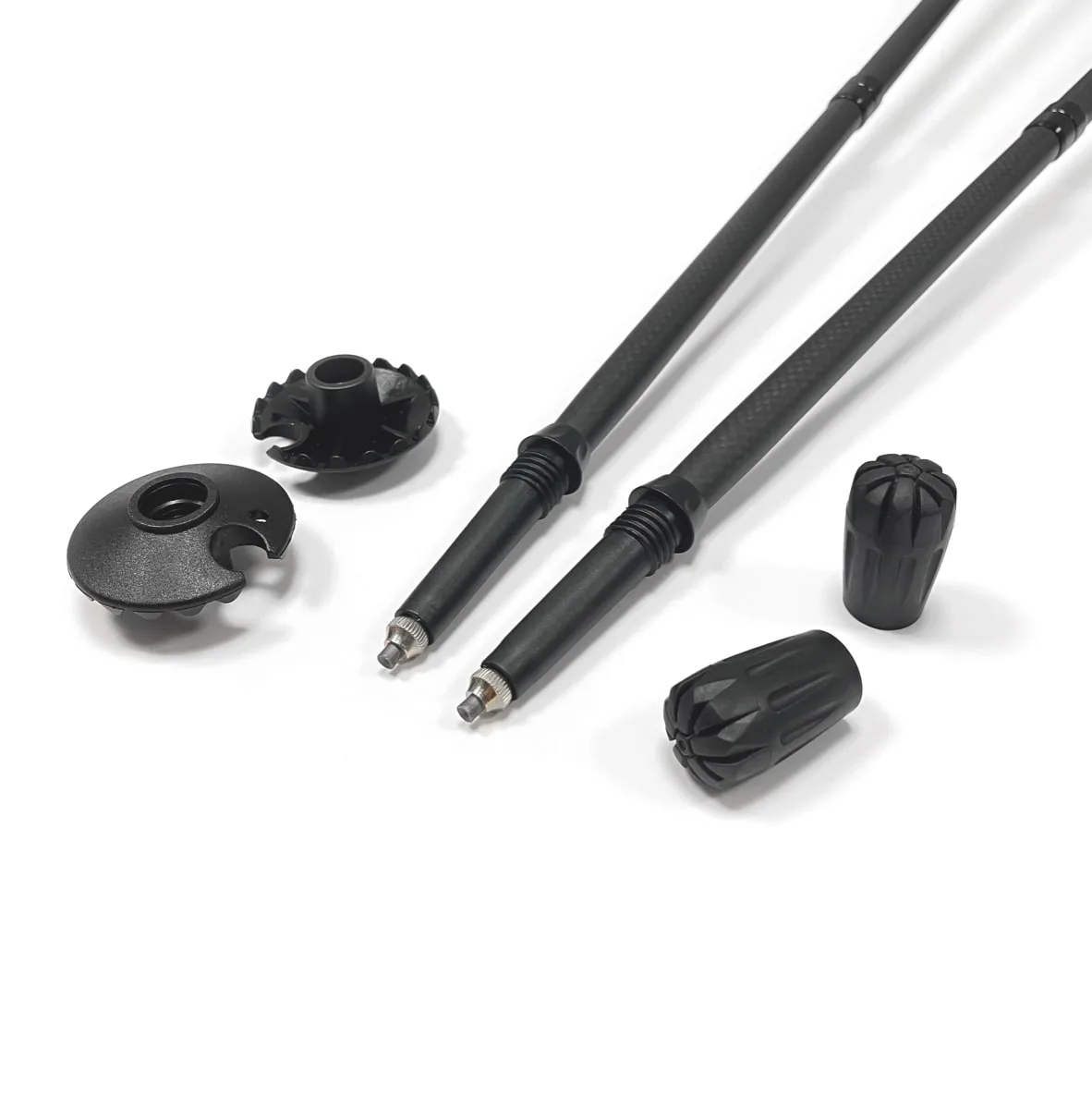 Silva Adjustable Running Poles Carbon 100-120cm Black