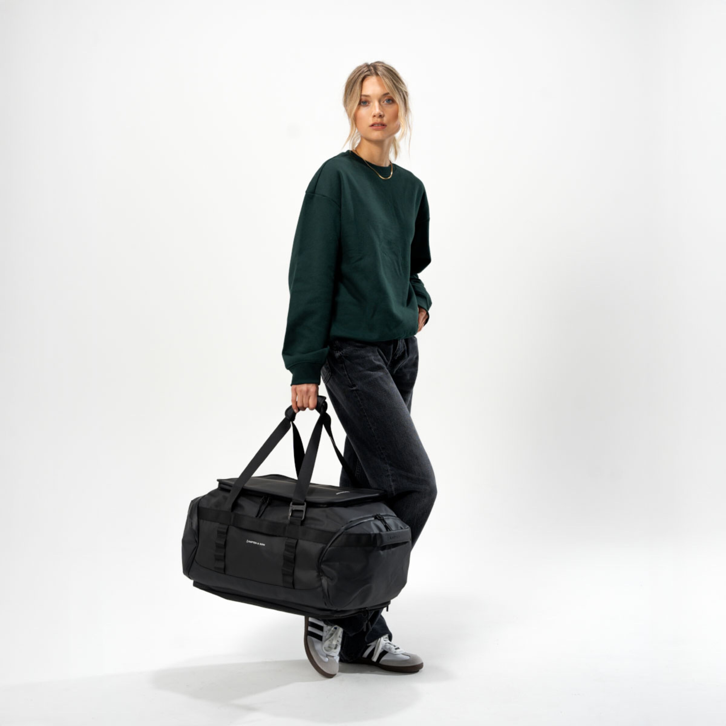 Lisbon Duffle Backpack All Black