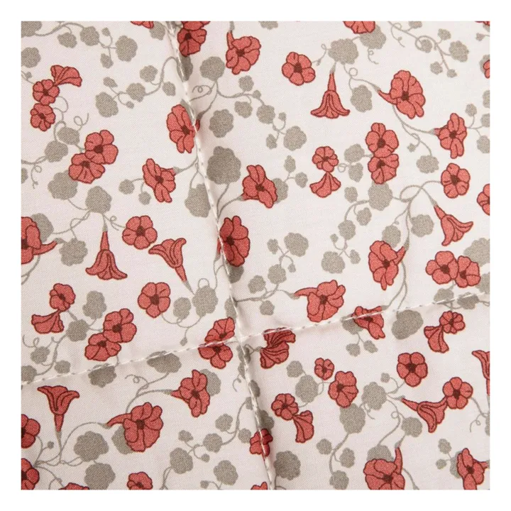 garbo&friends Couverture matelassée Royal Cress en percale de coton | Rouge
