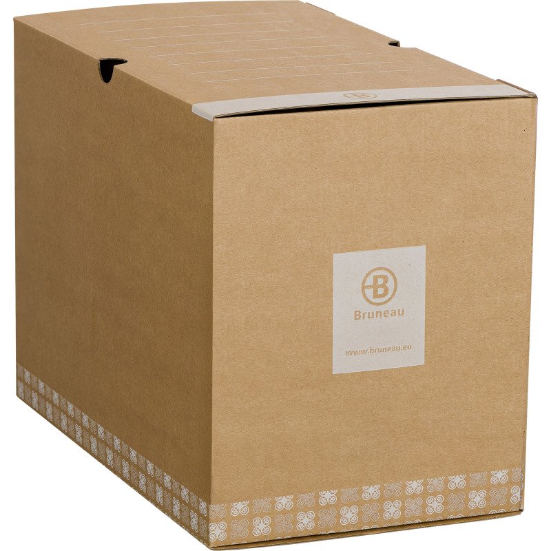 Boîte archives Carton Bruneau - Dos 20 cm - Brune