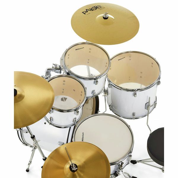 Millenium Focus 22 Drum Bundle White