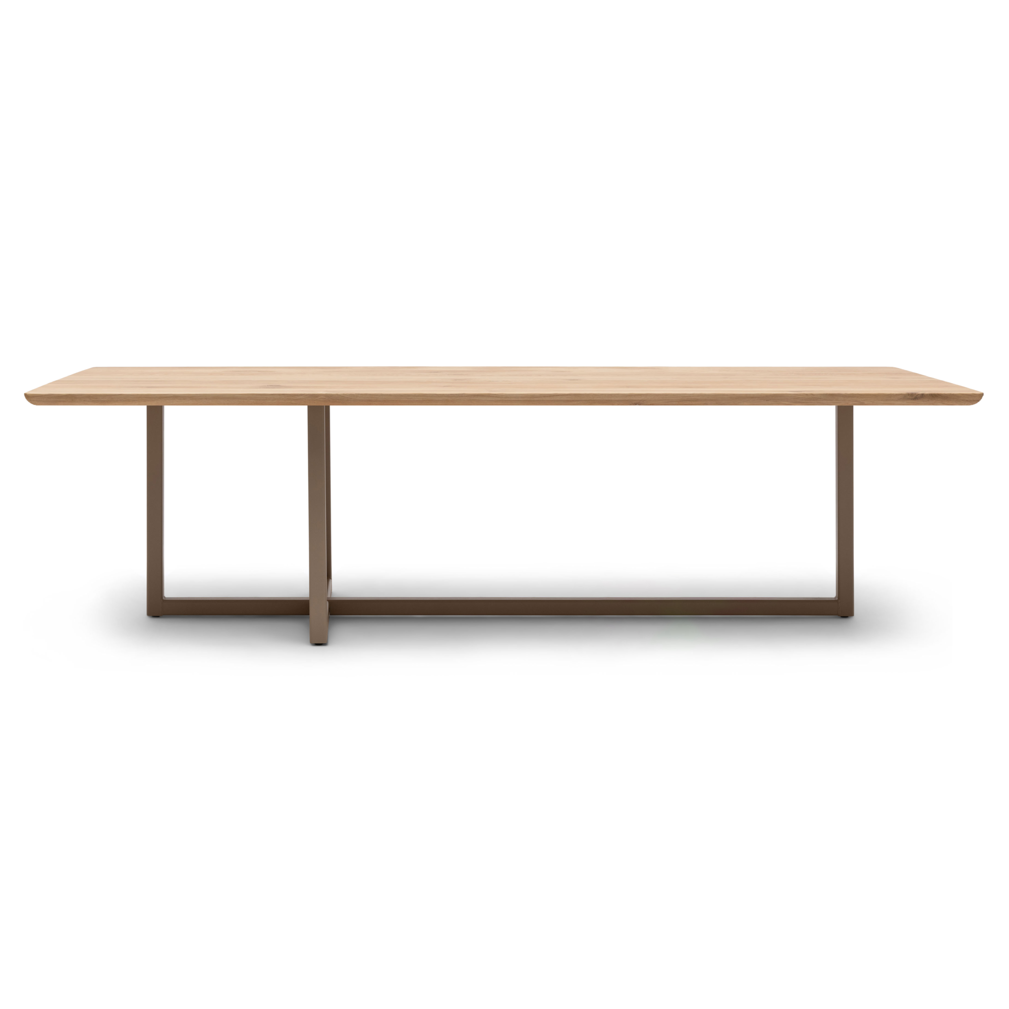 Eettafel Mylo groove naturel 280x90 cm