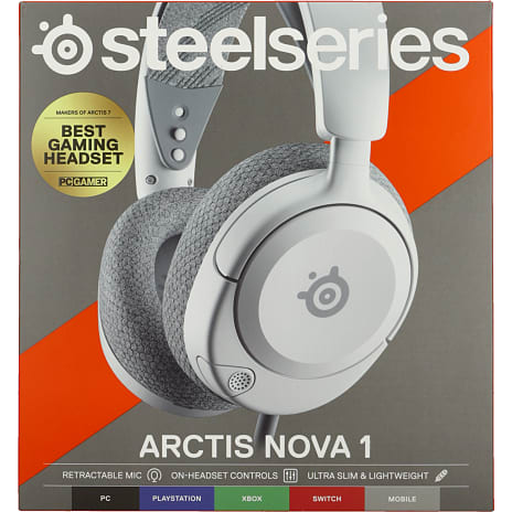 Steelseries Arctis Nova 1 Gaming Headset - White