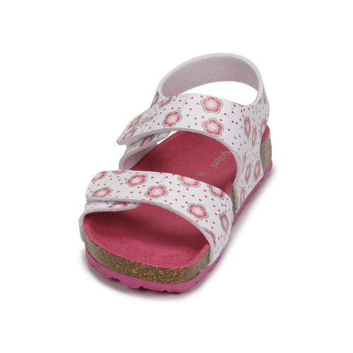 Kickers - SUMMERKRO - Rose / Blanc