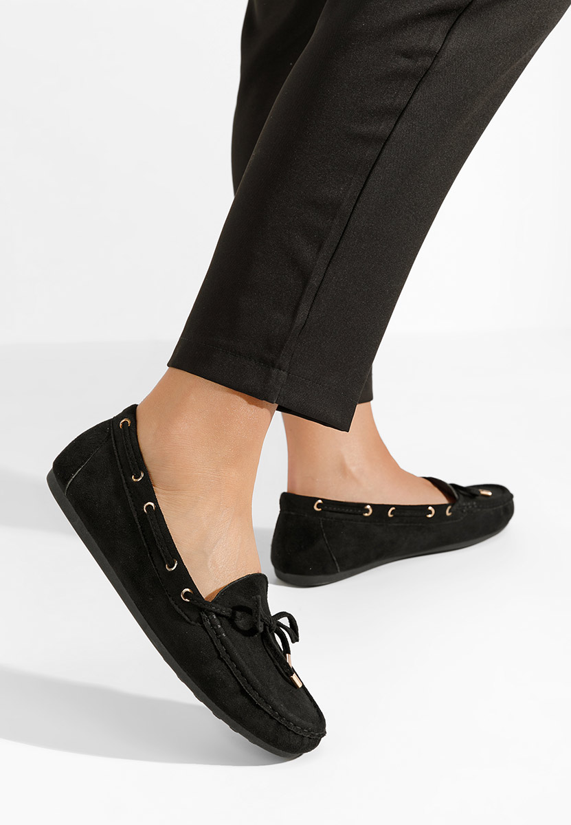 Mocassins femme noirs Teazzura