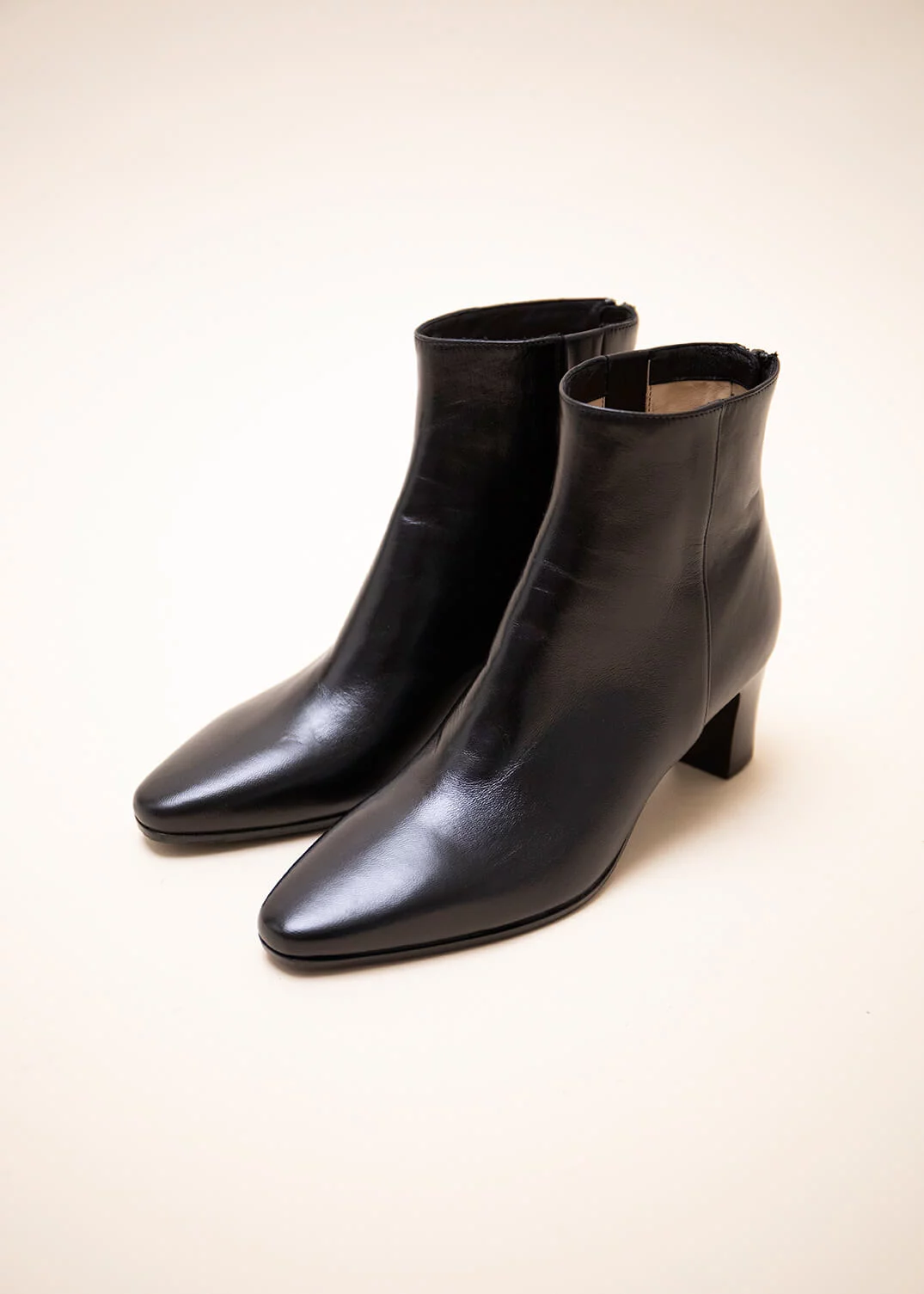 BOOTS LUTON CUIR NOIR