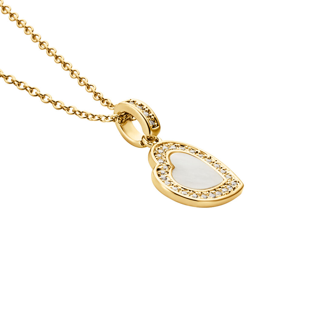 Collier Plaqué Or Jaune Aludra Oxydes De Zirconium