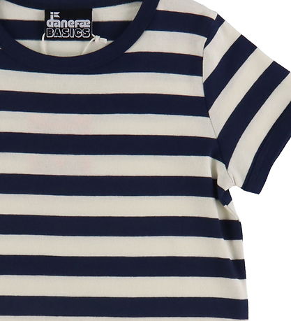 Danefæ T-Shirt - Danebasic - Dk Navy/Kreide