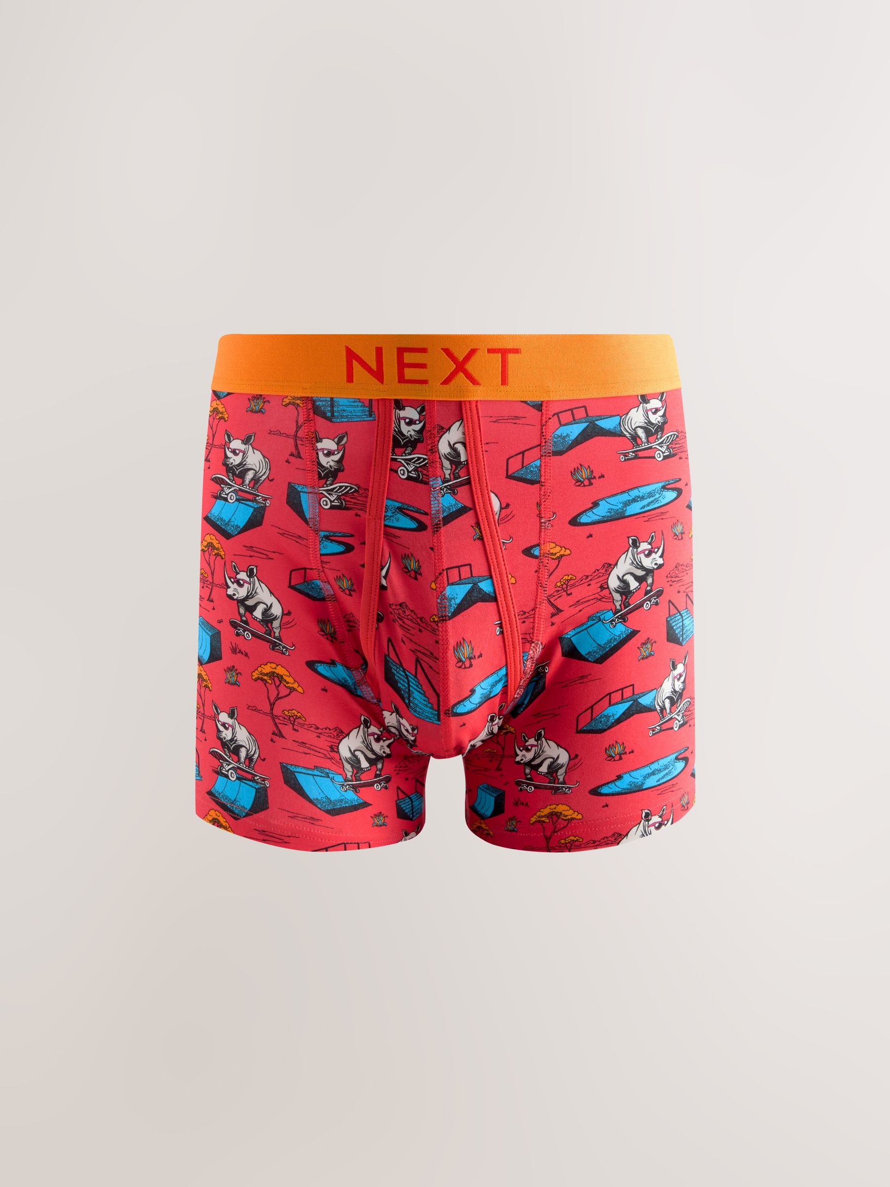 Animal Print Plaatsing - 8 Boxershorts zonder plooi