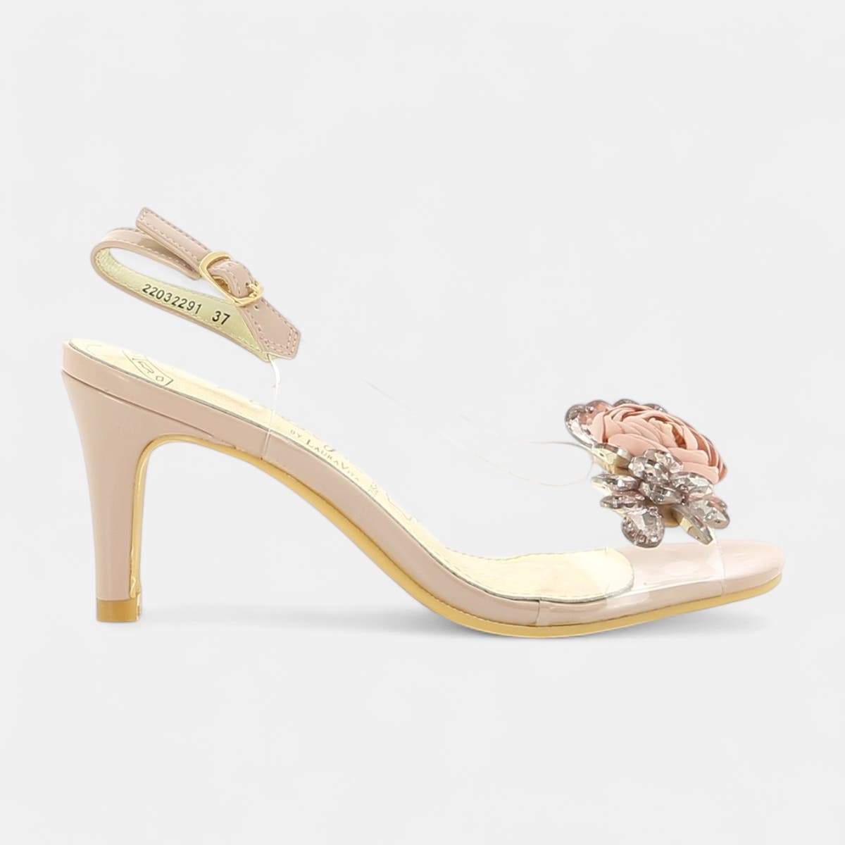 Nu-pieds à talon Femme rose