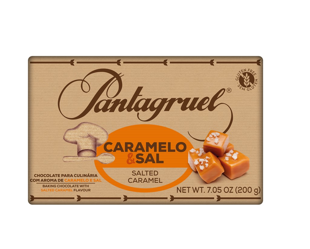 CHOCOLATE CULINÁRIA PANTAGRUEL CARAMELO & SAL 200G