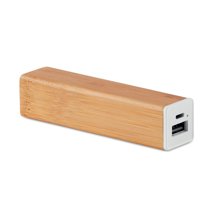 GiftRetail MO9673 - POWERBAM Powerbank bambou 2200 mAh