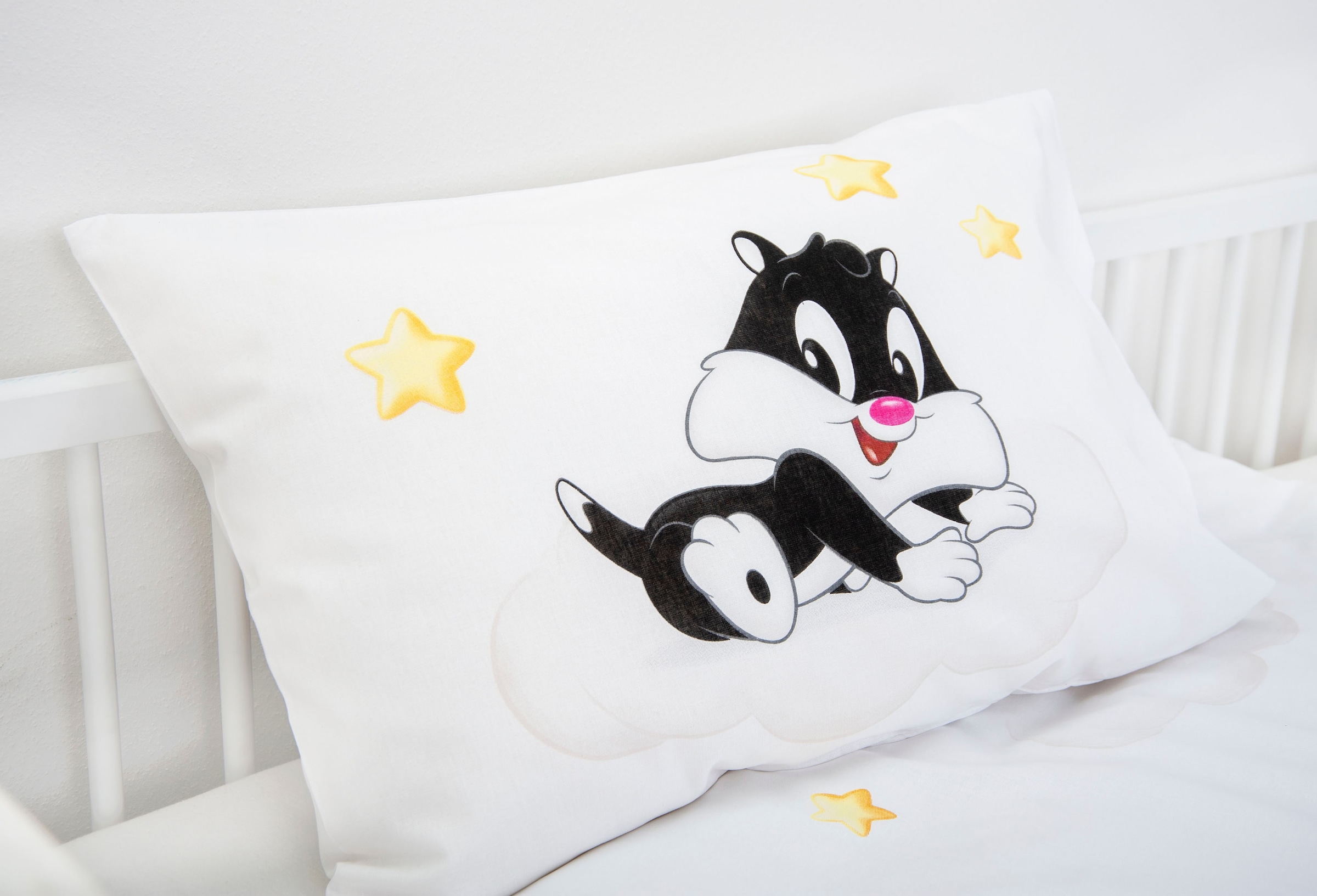 LOONEY TUNES Babybettwäsche »Looney Tunes« 2 Stk. tlg. mit liebevollem Motiv