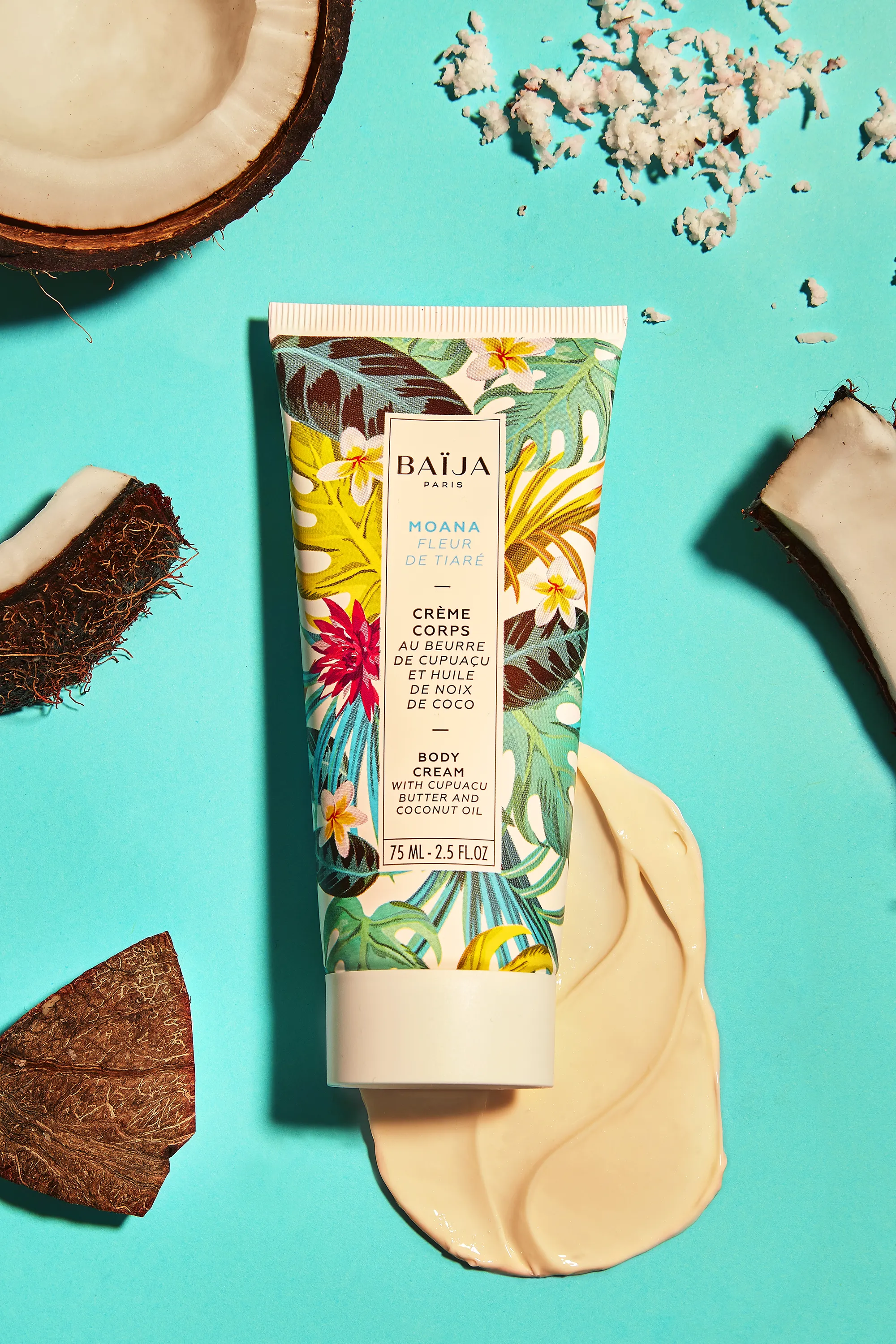 Baïja Crème corps à la fleur de tiaré Moana-75 ml