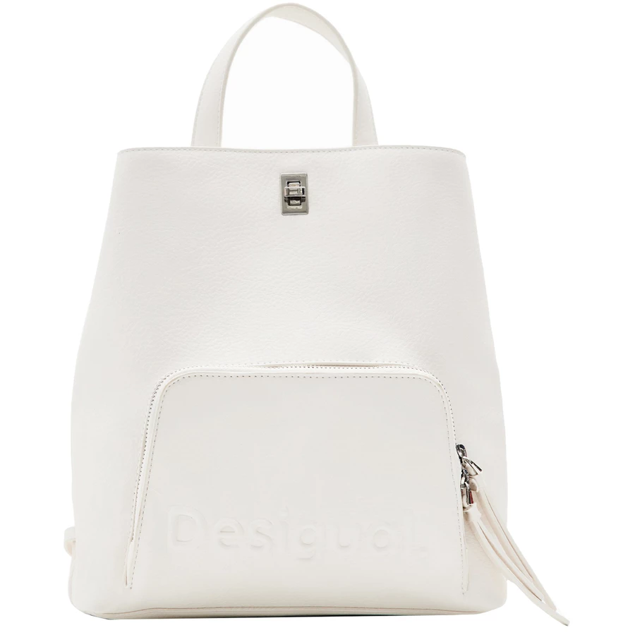 Desigual Half Logo 24 Sumy - Rucksack Mini 29.5 cm white