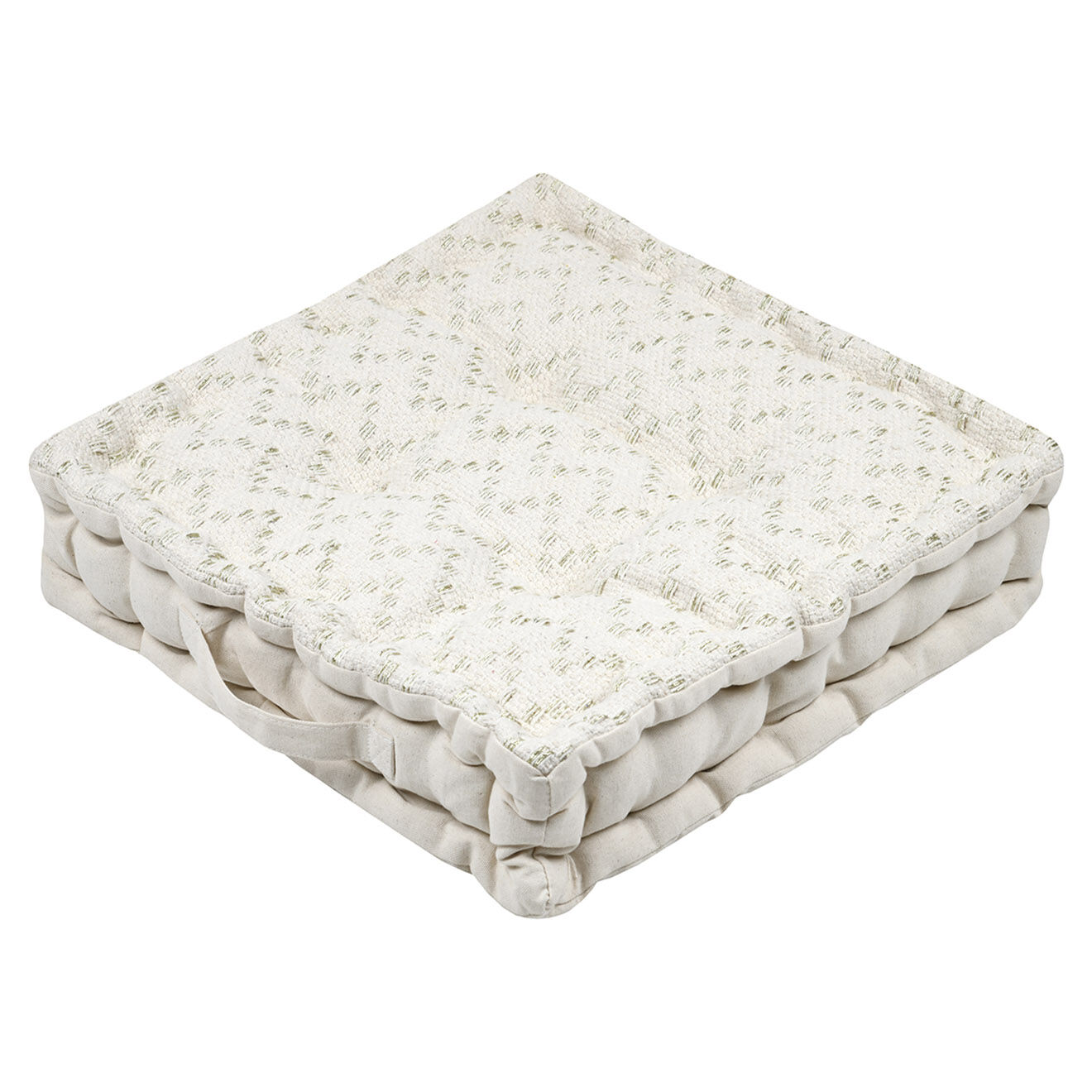 Stof Coussin de sol Amazonica blanc - 45x45x10 cm