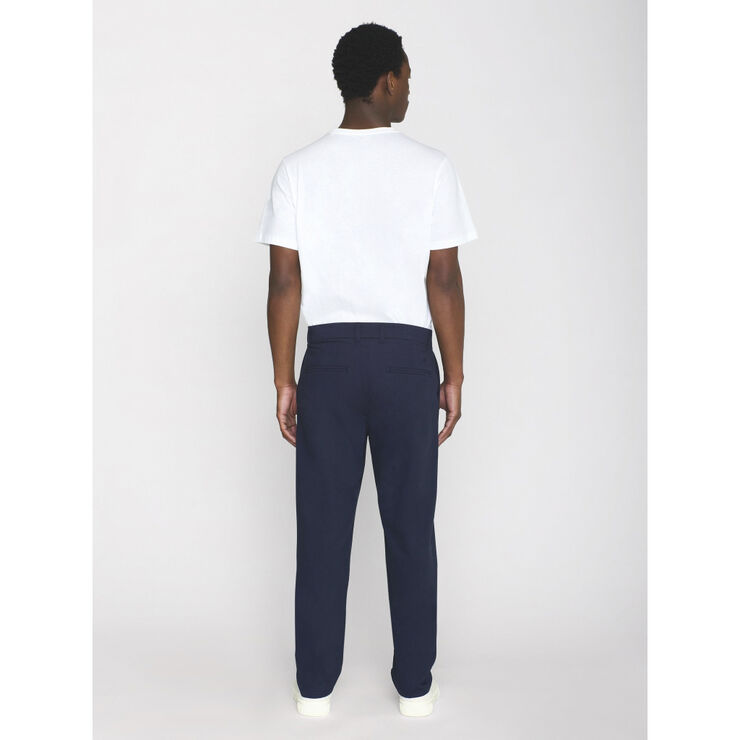 Knowledge Cotton Apparel CHUCK regular chino twill pants - GOTS/Vegan Blå