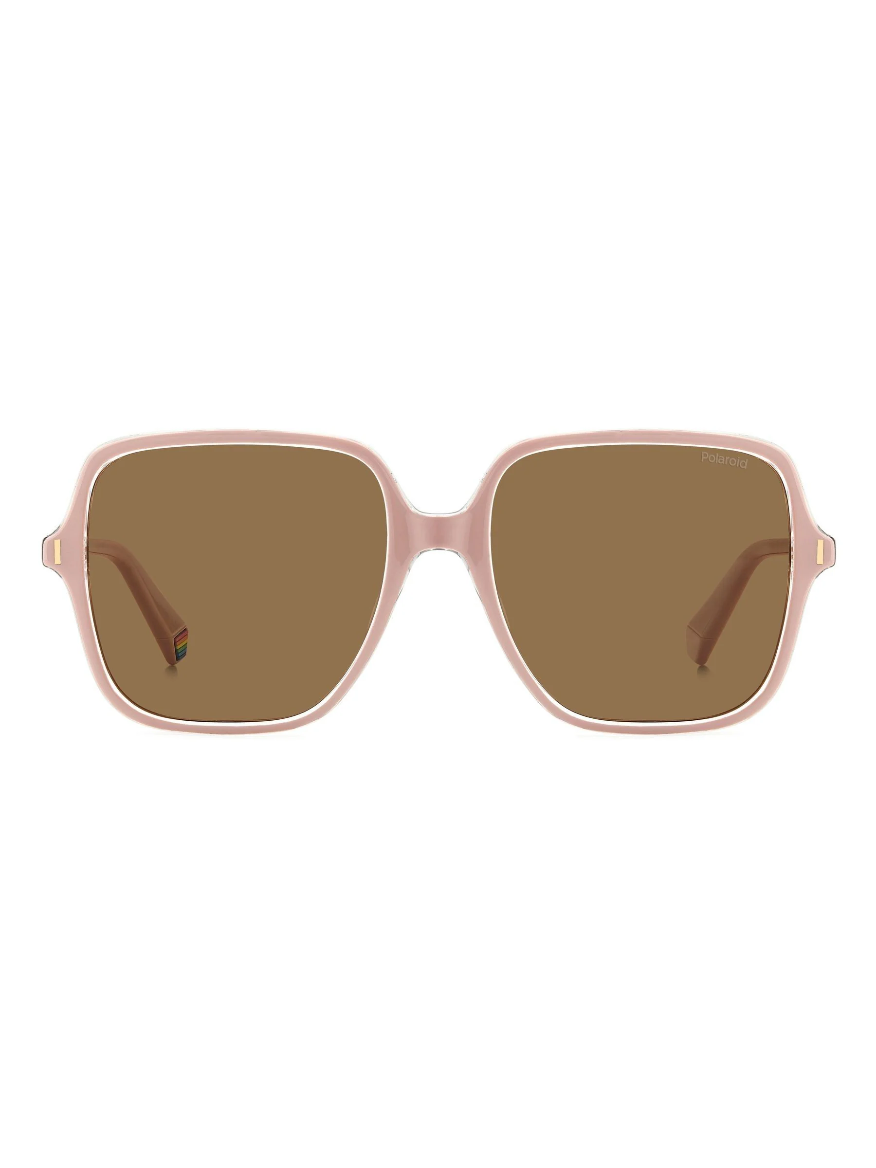Polaroid Oversized Pink Square Sunglasses
