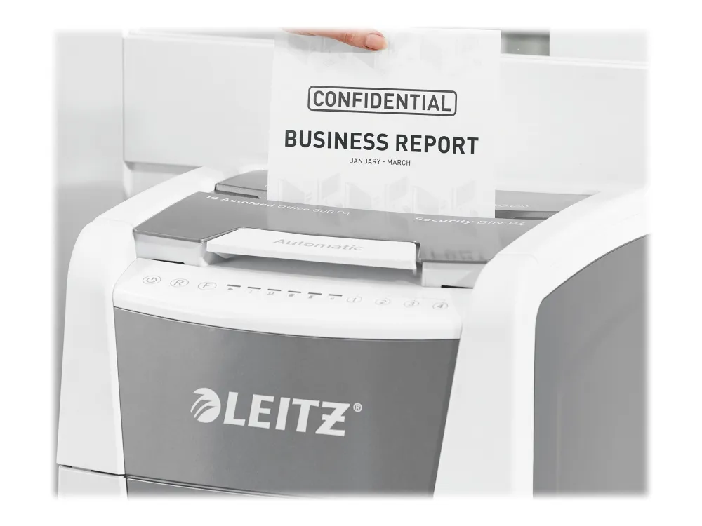 Makulator Leitz IQ AutoFeed Office 300 krydsmakulering 4x30 mm (P-4)