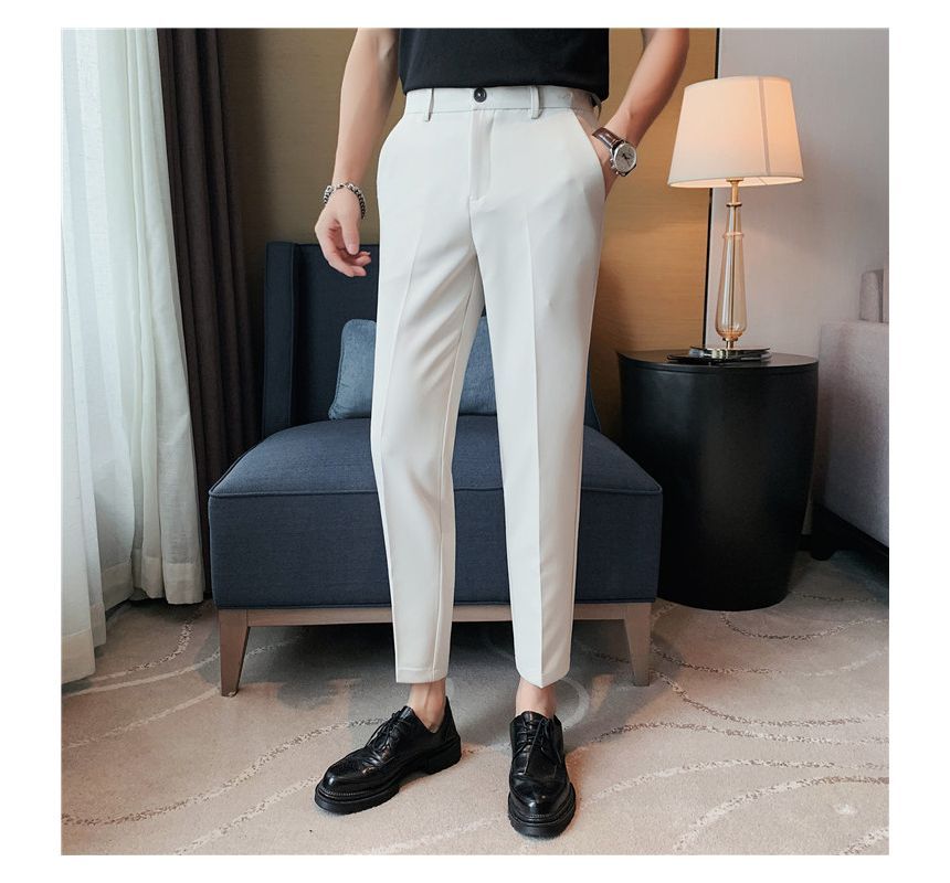 Deepwood - taps toelopende cropped pantalon
