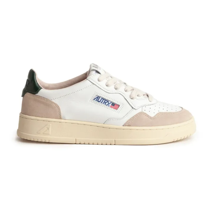 Autry Baskets Medalist Low Cuir/Suède | Vert foncé