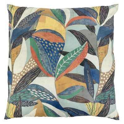 Couette DÉCO DOUBLE FACE motif feuillage - Becquet Création - Légère ou chaude